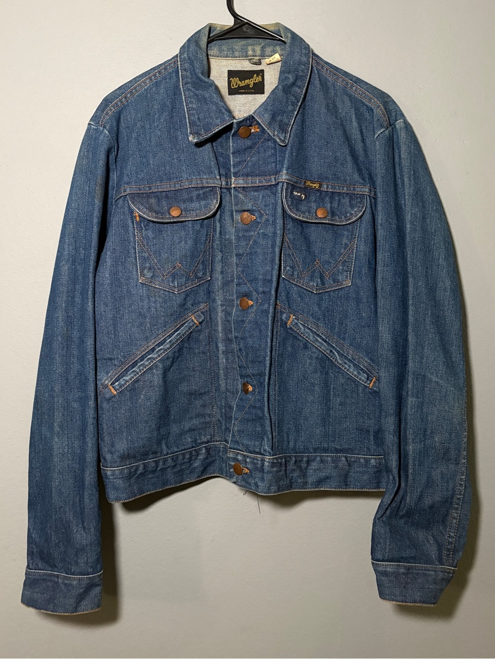 Wrangler Blue Denim Shirt Jacket